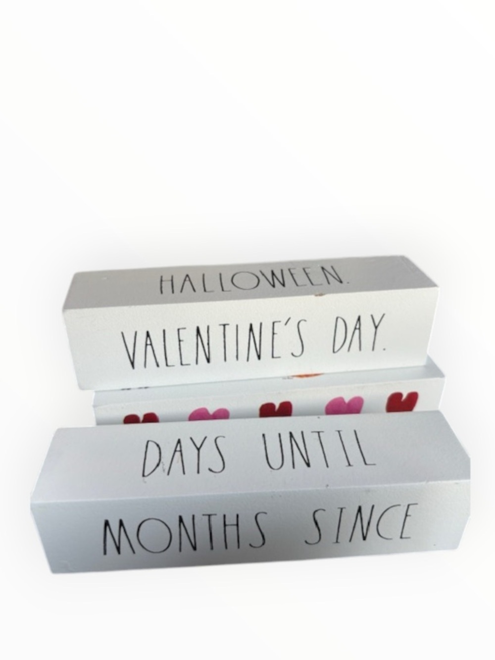Rae Dunn Countdown Block Set Wedding Holiday Days Until Calendar Decor - Picture 4 of 13